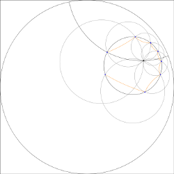 Hyperbolic regular hexagon