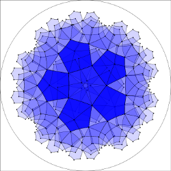Recursive mirror images of a polygon